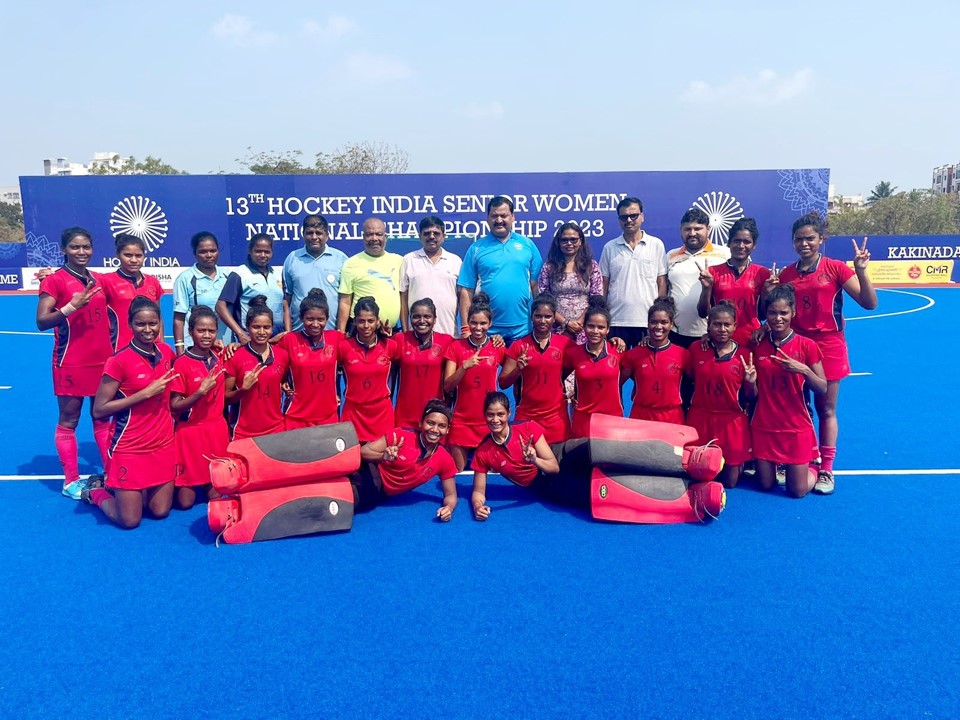 Jharkhand Women's Hockey team wins bronze