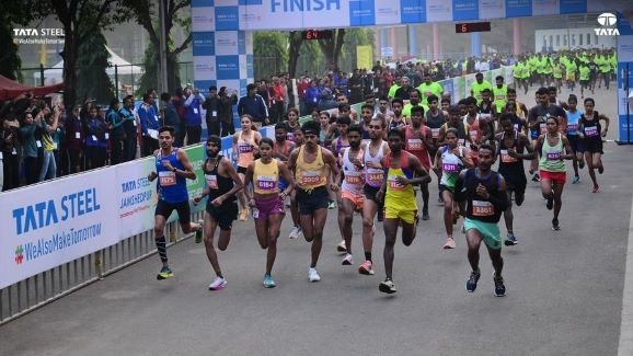 Record Turnout at Tata Steel Jamshedpur Half Marathon 2024