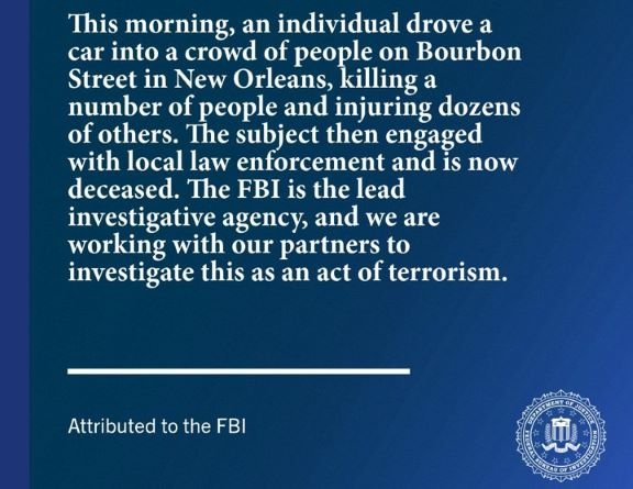 Deadly Terror Attack in New Orleans